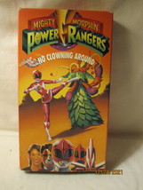 1993 Mighty Morphin Power Rangers VHS Tape: #5 No Clowning Around, Pink ... - $5.50