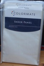 Colormate Sheer Platinum Voile Panel - Oyster Color - BRAND NEW IN PACKA... - $26.72