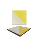 POOL TILES Mexican Talavera Ceramic Frost Proof Handcrafted Tiles - Yell... - $189.00