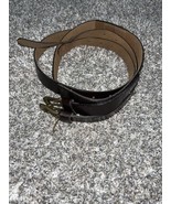 vera pelle leather belt cuir veritable Double Belt 36 Inches End To End - $12.87