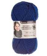 Loops &amp; Threads Cozy Wool Yarn, Sapphire Blue, 4.5 Oz., 90 Yards - £9.39 GBP