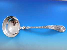 Bouquet by Durgin Sterling Silver Soup Ladle 12 1/8&quot; Vintage Serving - £551.42 GBP