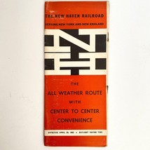 1962 New Haven Railroad Passenger Train Schedules Time Table NY New England - $12.95