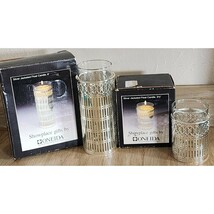 Float Candle Oneida Set Of 2 Laquered Brass Jacket 5 Inches High - $11.65