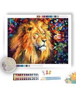 LION 24x30  - Afremov - Paint By Numbers Kit - £39.83 GBP+