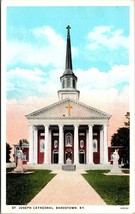 Vintage St. Joseph Cathedral In Bardstown, KY WB Postcard - £3.92 GBP