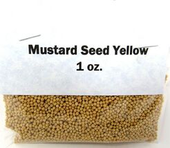 Mustard Seed Yellow Whole 2oz Culinary Herb Spice Flavoring Cooking US S... - $12.72