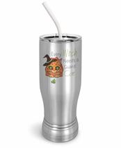 PixiDoodle Witchcraft Orange Cat Lover Insulated Coffee Mug Tumbler with Spill-R - £27.17 GBP+