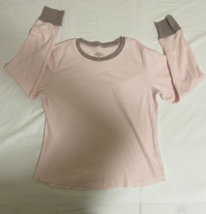 Warm Essentials Women&#39;s Pink Top Size L - e328 - $102.09 MXN