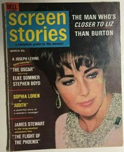 Screen Stories Magazine March 1966 Liz Taylor Cover - £7.88 GBP