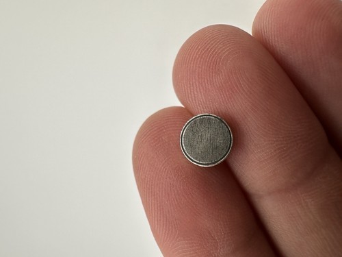 Vintage Sterling Silver Textured Anson Tie Pin Tack 8mm - $31.68