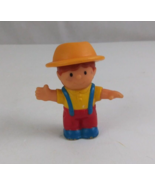 Vintage Fisher Price Little People Farmer Son 2.75&quot; Action Figure Toy - $10.81 CAD