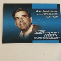 Star Trek Fifth Season Commemorative Trading Card #003 Gene Roddenberry - £1.56 GBP