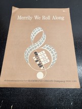 Merrily We Roll Along Sheet Music for Organ Hammond Organ Company 1964 - £6.69 GBP