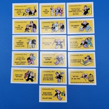 Monopoly Deluxe Community Chest Cards Replacement Game Piece Complete Set - £5.53 GBP