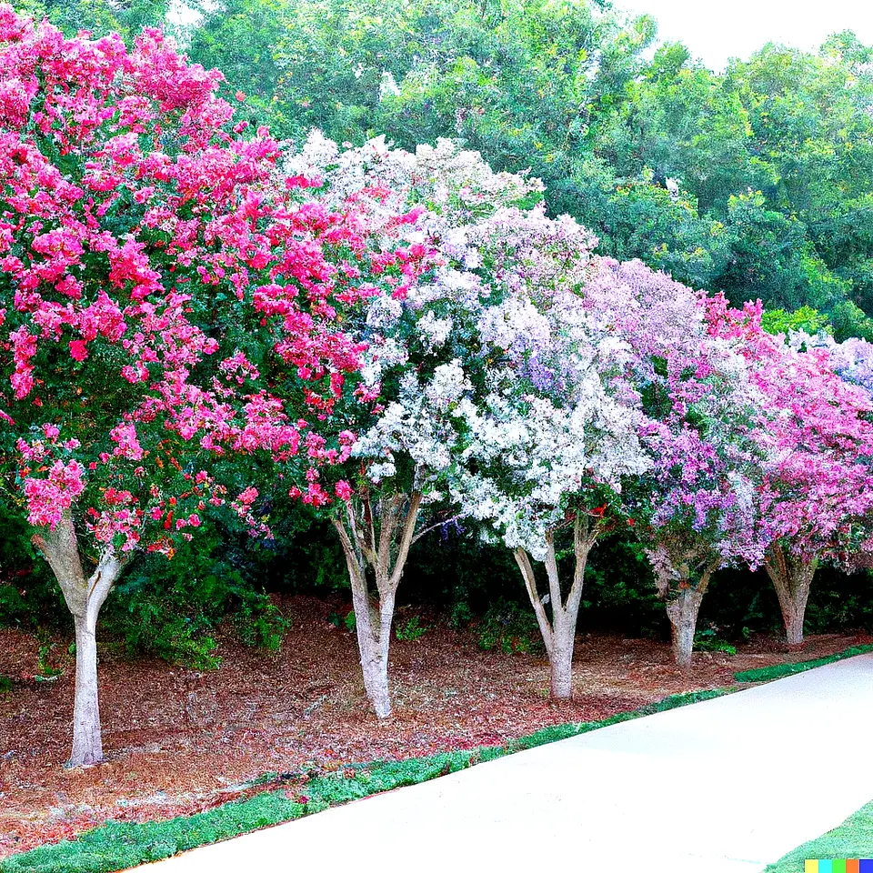 Crepe Myrtle Flower Tree 100 Seeds 6 Bright Colors Lagerstroemia Fast Sh... - $13.99