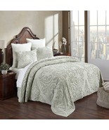 Full Size 100-Percent Cotton Chenille 3-Piece Coverlet Bedspread Set in ... - $336.86 CAD