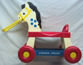 Vintage 1976 Fisher-Price Toddler RIDING HORSE Pull Toy Working Sound #978 - £67.18 GBP