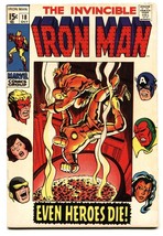 IRON MAN #18 Marvel comic book Avengers-1969 - $52.62