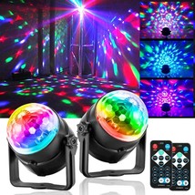Disco Party Lights Qingers Dj Stage Light 7 Colors Sound Activated For C... - £31.95 GBP