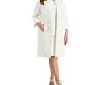 Kasper Women&#39;s texture White Plus Size Jacquard Topper Jacket Size 24W - $56.09