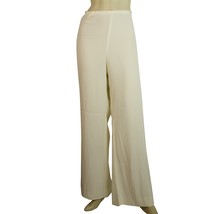 Laurel Off White Ivory Flare Leg Dress Summer trousers pants size 44 - $118.80