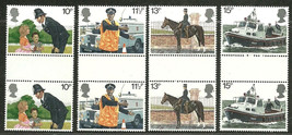 GREAT BRITAIN 1979 Very Fine MNH OG Pair Stamps Set Scott # 875-878 CV 4... - $3.25