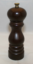 Peugeot France Freres Lion Wooden Pepper Shaker Dark Brown 18cm 7 1/8&quot; AS-IS - £26.49 GBP