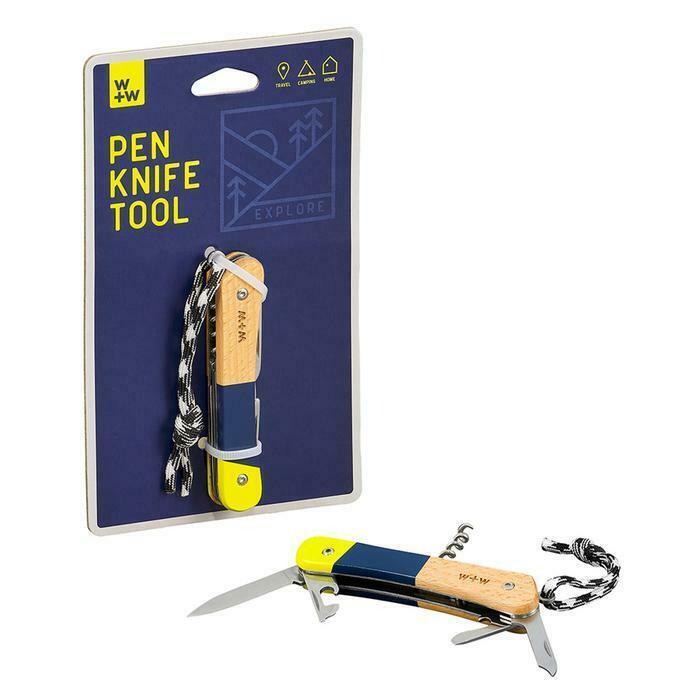 NIP Wild + WOLF PEN KNIFE TOOL corkscrew+bottle opener+can opener,+screw... - $8.86