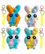 Super Rabbit Ball Pop It for Stress Reliever Keychain- Set of 4 - £9.95 GBP