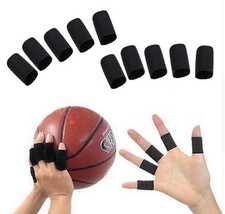 10 Finger Splint Guard Bands Nylon Bandage Support Wrap Basketball Volle... - $10.88