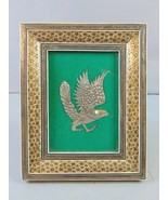 Vintage Decorative Middle Eastern Etched Copper Eagle w/ Khatam Inlaid F... - €128,96 EUR