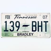 2007 United States Tennessee Bradley County Passenger License Plate 139 BHT - £13.23 GBP