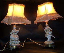 Early Pair Of Figural Lamps - £96.53 GBP