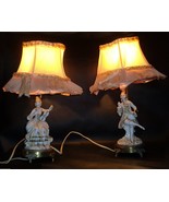 Early Pair Of Figural Lamps - $2,300.94 MXN
