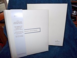 Hallmark 25th Twenty Five Anniversary Memory Book Album WCA5301 (R) - £18.79 GBP