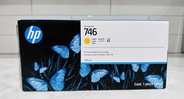 GENUINE HP 746 300-ml Yellow DesignJet Ink Cartridge, P2V79A Sealed EXP ... - $141.55