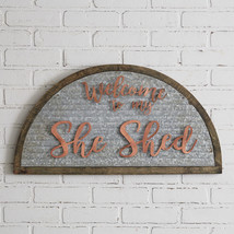 Galvanized She Shed Sign - £56.63 GBP