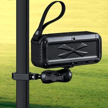 Roykaw Golf Bluetooth Speaker with Mount, Loud Stereo Sound, IPX7 Waterproof, - £62.19 GBP