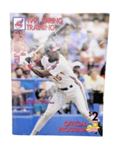 Cleveland Indians &#39;91 Spring Training Official Sandy Alomar Front Cover ... - $9.90