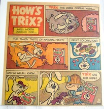 1965 Color Ad Trix Cereal by General Mills The Trix Rabbit Digging in a ... - $7.99