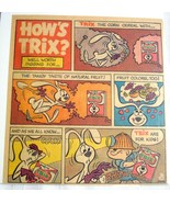 1965 Color Ad Trix Cereal by General Mills The Trix Rabbit Digging in a ... - £6.26 GBP