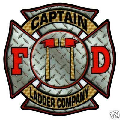 CAPTAIN LADDER COMPANY - FULL COLOR DIAMOND PLATE Highly Reflective 2&quot; D... - $2.25