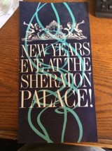 New Years Eve At The Sheraton, 1961 Program! Vintage Hotel Motel - £14.33 GBP