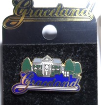 Elvis Presley 3 Graceland Pin Button Collection 1980&#39;S Near Mint Pinnacle Design - £15.29 GBP