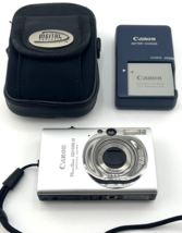 Canon Power Shot Elph SD1100 Is Digital Camera Silver 8MP 3x Zoom Bundle Mint - £179.26 GBP