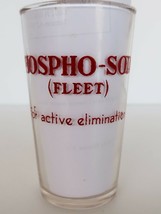 Vintage Fleet Phospho Soda Graduated 3oz Measuring Glass Tumbler - £11.98 GBP