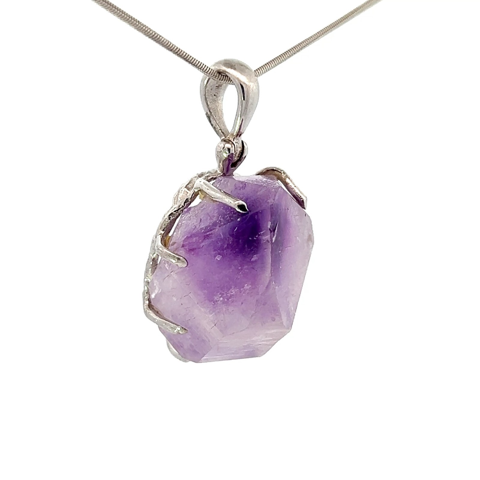 Starborn Amethyst Crystal Pendant Necklace (22") Purple Item image 2