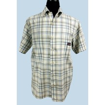 Genuine Dickies Medium 38&quot; to 40&quot; Short Sleeve Casual Work Button Down Side Seam - £11.64 GBP