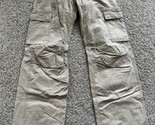 S.Oliver Premium Chino Cargo Pants Size 32x34 Flawed Flat Front Pockets - £9.77 GBP